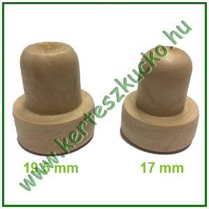 Pálinkás dugó 17 mm "kalapos dugó" (100 db/csomag)