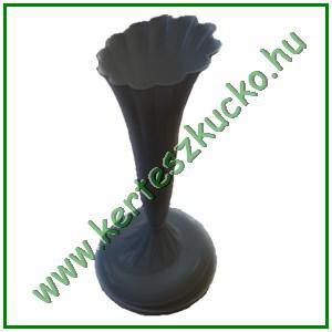 Talpas virágtartó váza fekete, 10 db/csomag