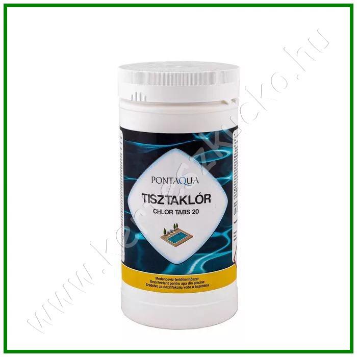 Tisztaklór lassan oldódó 20 g-os klórtabletta 1 kg