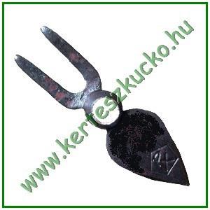 Villáskapa kovácsolt, nyéllel