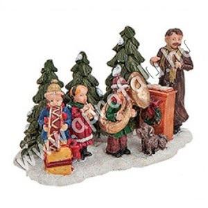 Zenész csoport 10 x 6 cm