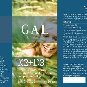 GAL K2-D3 vitamin csepp