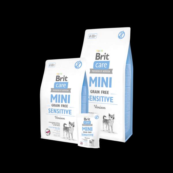 BRIT CARE MINI GRAIN FREE SENSITIVE VENISON  2kg