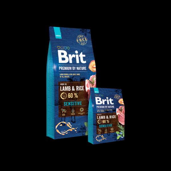 BRIT PREMIUM BY NATURE LAMB & RICE  15kg