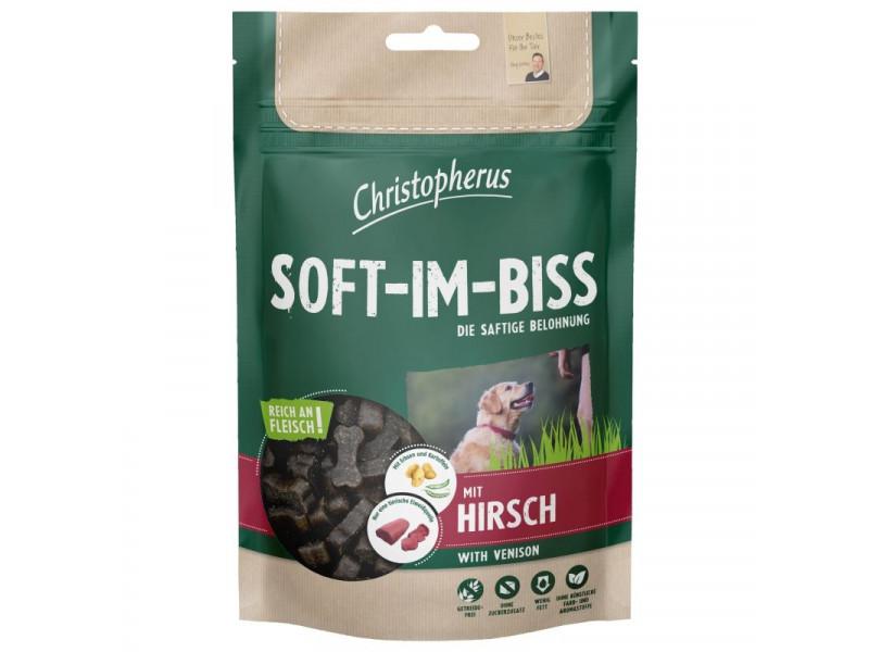 Christopherus Dog Jutalomfalat Grain Free Soft-Im-Biss Szarvas 125g