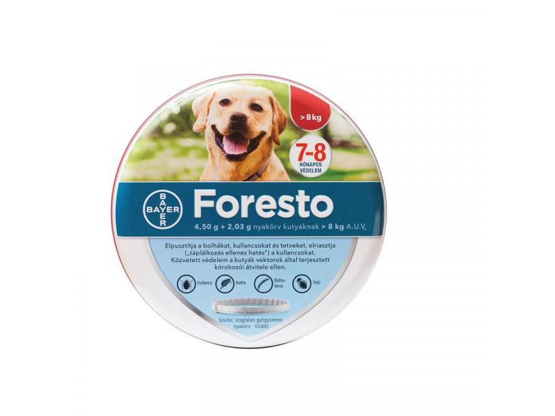 Foresto kullancs- és bolhanyakörv 8kg feletti kutyáknak  (70 cm)