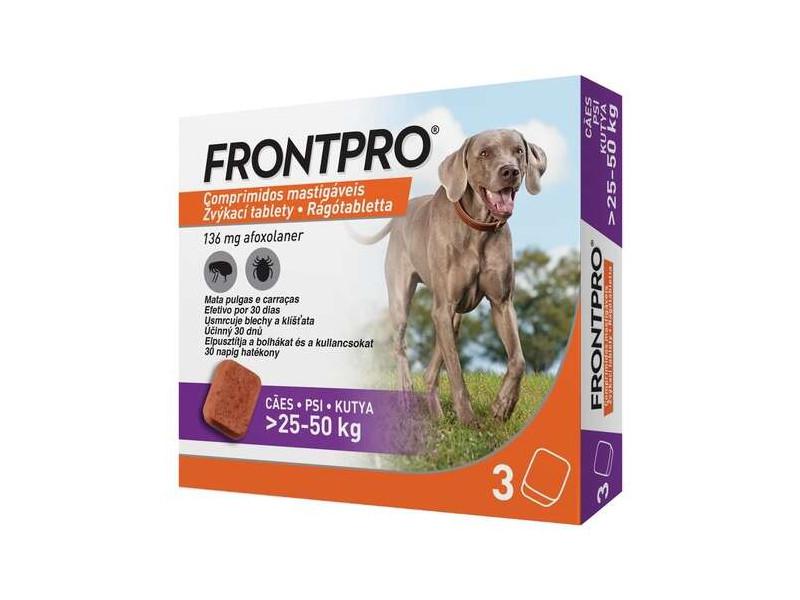 Frontpro 136 mg rágótabletta 25-50 kg testű kutyáknak  (1 db)