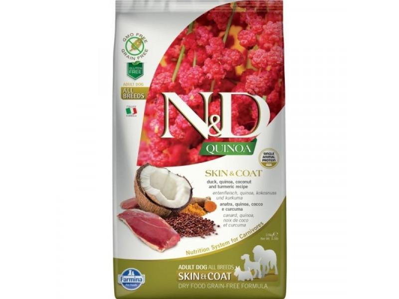N&D Dog Quinoa Skin&coat; kacsa 2,5kg
