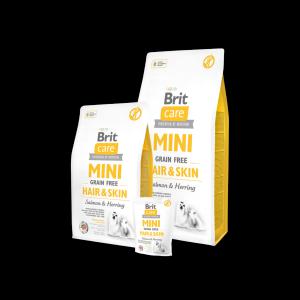 BRIT CARE MINI GRAIN FREE HAIR&SKIN; SALMON & HERRING   12kg