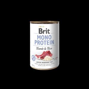 BRIT MONO PROTEIN LAMB & BROWN RICE 400 G  (1db)