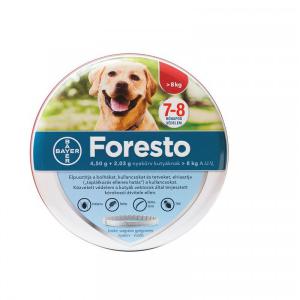 Foresto kullancs- és bolhanyakörv 8kg feletti kutyáknak  (70 cm)