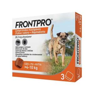 Frontpro 28 mg rágótabletta 4-10 kg testű kutyáknak   (3db egyben)