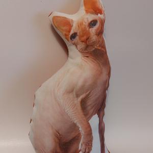Sphinx cica 3D mini párna/plüss
