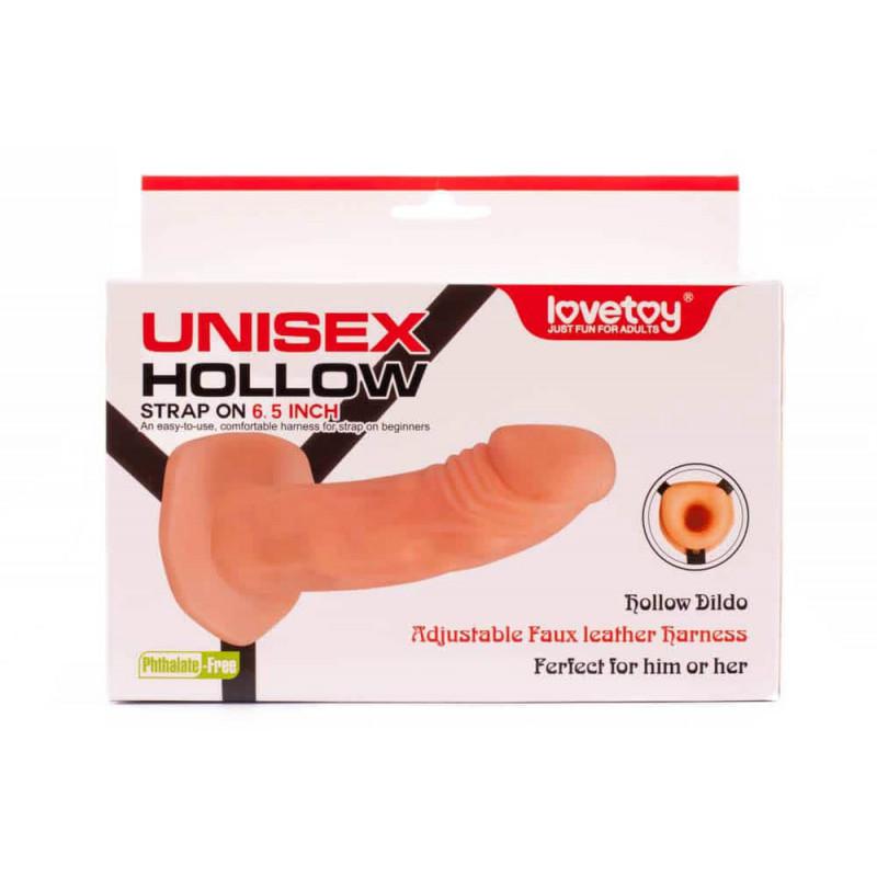 Unisex Hollow Strap On - Felcsatolható dildó