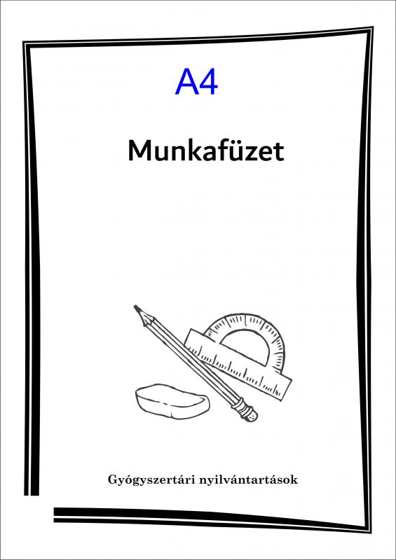 Munkafüzet A4 (választható oldalszám)