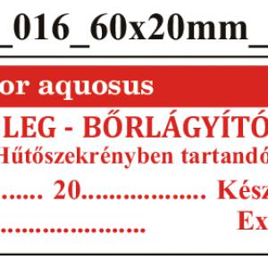 FoNo 016 Cremor aquosus 60x20mm (36db/ ív)