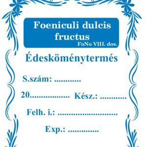 FoNo 036 Foeniculi dulcis fructus 80x60mm (9db/ ív)