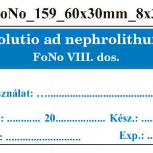 FoNo 159 Solutio ad nephrolithum 60x20mm (36db/ ív)