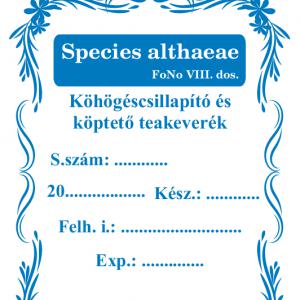 FoNo 178 Species althaeae 80x60mm (9db/ ív)