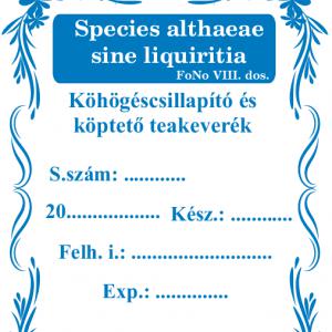 FoNo 179 Species althaeae sine liquiritia 80x60mm (9db/ ív)