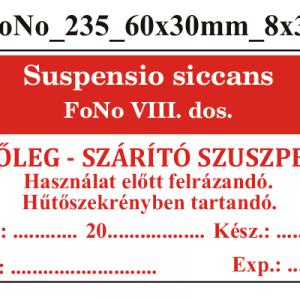 FoNo 235 Suspensio siccans 60x30mm (24db/ ív)