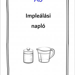 Impleálási napló A5 (választható oldalszám)